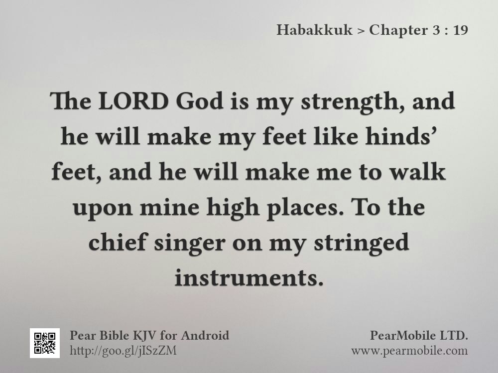 Habakkuk, Chapter 3:19